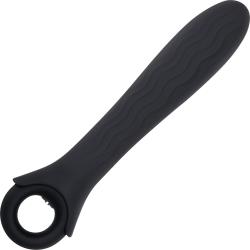 Gender X Powerhouse Ring-Handle Vibrator, 8.5 Inch, Black