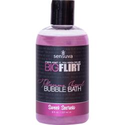 Big Flirt Pheromone Infused Bubble Bath, 8 fl.oz (237 mL), Sweet Secrets