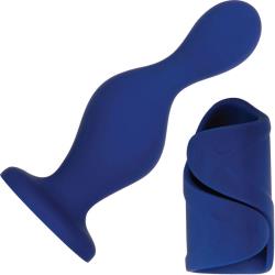 Gender X In`s and Out`s Dildo and Stroker Combo Set, Blue