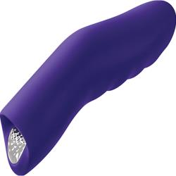 FemmeFunn Dioni Wearable Finger Vibrator, Small, Dark Purple