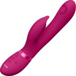 Vive Aimi Pulse Wave & Vibrating G-Spot Rabbit Vibrator, 8.78 Inch, Pink