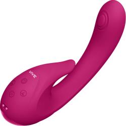 Vive Miki Pulse Wave and Flickering G-Spot Vibrator, 6.69 Inch, Pink