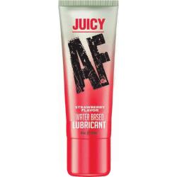 Juicy AF Water-Based Lubricant, 4 fl.oz (118 mL), Strawberry