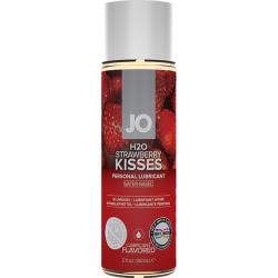 JO H2O Flavored Intimate Lubricant, 2 fl.oz (60 mL), Strawberry Kiss