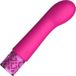 Royal Gems Bijou Rechargeable Silicone Bullet, 4.75 Inch, Pink