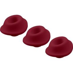 Womanizer Premium & Classic Replacement Heads (Pack of 3), Small, Bordeaux