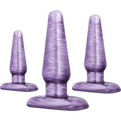 B Yours 3-Piece Anal Trainer Kit, Purple Swirl