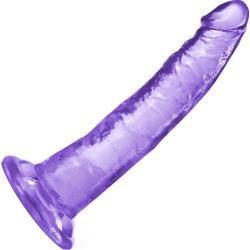 B Yours Plus Lust n` Thrust Dildo, 7.5 Inch, Purple