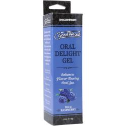GoodHead Oral Delight Gel, 4 oz (113 g) Boxed Tube, Blue Raspberry
