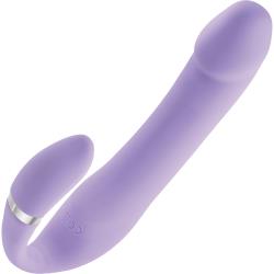Gender X Orgasmic Orchid Dual-Ended Vibrator, 7.5 Inch, Lavender