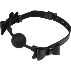 Sincerely Bow Tie Ball Gag, Black