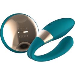 LELO Tiani Duo Remote Controlled Vibrator, 3.5 Inch, Ocean Blue