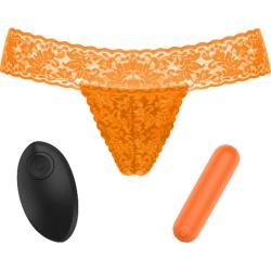 Love to Love Secret Panty 2 Remote Controlled Panty, Neon Orange