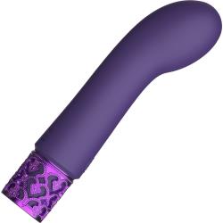 Royal Gems Bijou Rechargeable Silicone Bullet, 4.75 Inch, Purple