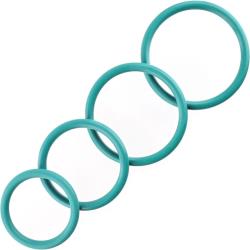 Sportsheets Merge Nitrile Rubber O-Ring 4-Pack, Emerald