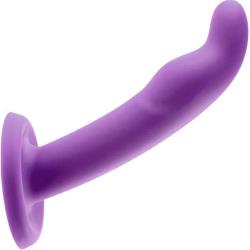 Sportsheets Merge Astil Silicone G Spot Dildo, 8 Inch, Purple