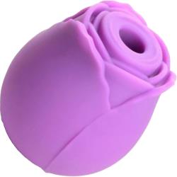 Gossip Cum Into Bloom Rose Flirt Clitoral Vibrator, 2.6 Inch, Violet
