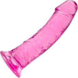 B Yours Plus Roar n` Ride Dildo with Suction Cup Base, 8 Inch, Pink