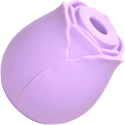 Bloomgasm Wild Rose 10X Suction Clit Stimulator, 2.6 Inch, Purple