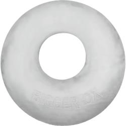 OxBalls Bigger Ox Thick Silicone Cockring, 2.5 Inch, Clear Ice