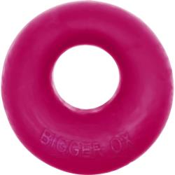 OxBalls Bigger Ox Thick Silicone Cockring, 2.5 Inch, Hot Pink Ice