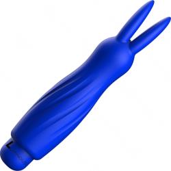 Luminous Sofia 10 Speeds ABS Bullet with Silicone Sleeve, 4.96 Inch, Royal Blue