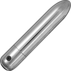 Nasstoys Exciter Multi Function Bullet Vibrator, 3.75 Inch, Silver