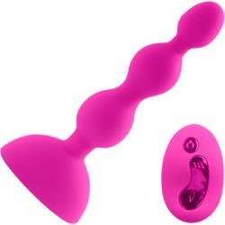 Sweet Sex Nookie Nectar Remote-Controlled Beaded Vibrator, 5.5 Inch, Magenta