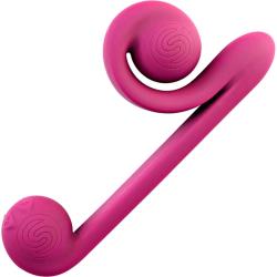 Snail Vibe Rechargeable Dual Action Stimulator, 9.25 Inch, Pink