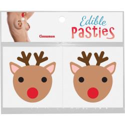 Edible Holiday Pasties, One Size, Reindeers