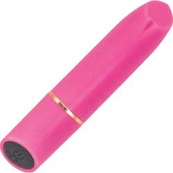 Mystique Rechargeable Silicone Bullet Vibe, 3.5 Inc, Pink