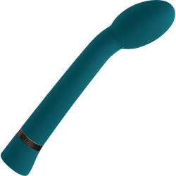 Playboy On The Spot Silicone G-Spot Vibrator, 8.5 Inch, Deep Teal