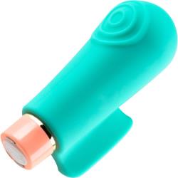 Aria Sensual AF Rechargeable Silicone Mini Vibrator, 3.25 Inch, Teal