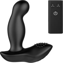 Nexus Boost Remote Control Prostate Massager with Inflatable Tip, 5 Inch, Black
