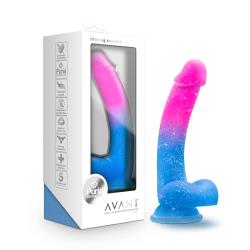 Avant Chasing Sunsets Dildo with Balls and Suction Cup, 7.75 Inch, Mermaid