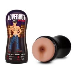 Loverboy Bad Boy Next Door Self-Lubricating Anal Stroker, Vanilla