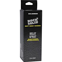 Rock Solid Delay Spray 2 oz (56 g), Boxed