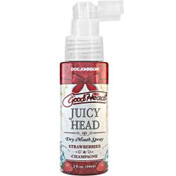 GoodHead Juicy Head Dry Mouth Spray, 2 fl.oz (59 mL), Strawberries/ Champagne