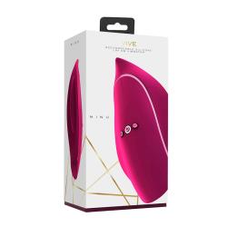 Vive MINU Rechargeable Silicone Lay On Vibrator, 4.13 Inch, Pink