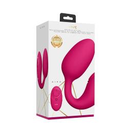 Vive AIKA Remote-Controlled Pulse-Wave & Vibrating Silicone Egg, 3.62 Inch, Pink