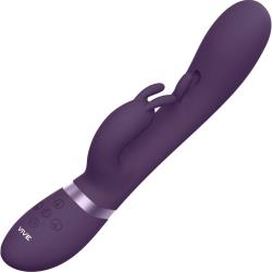 Vive TAMA Wave Silicone Rabbit Vibrator, 10.87 Inch, Purple