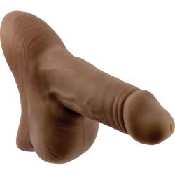 Gender X Stand To Pee Penis Packer, 6 Inch, Chocolate