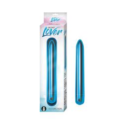 Secret Lover Rechargeable Slimline Vibrator, 6.25 Inch, Blue