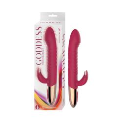 Goddess Thrusting Delight Dual Action Massager, 9.25, Red