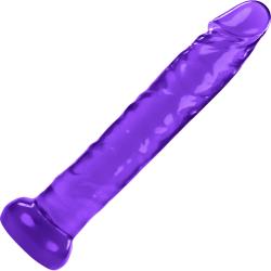 Selopa Slimplicity Straight Jelly Dong, 6 Inch, Purple