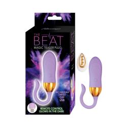 The Beat Magic Teaser Plug with Remote Control, 4.5 Inch, Lavender