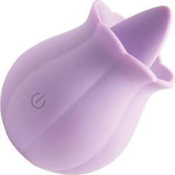 Clit-Tastic Erotic Clit Licker Tongue Vibe, 3 Inch, Lavender