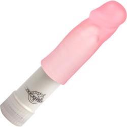 Doc Johnson Mighty Mini Brute Vibe Removable Soft Jelly Sleeve, 5.5 Inch, Pink