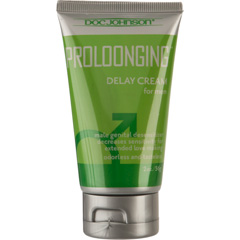 Doc Johnson Proloonging Delay Cream for Men, 2 ounce (56 g), Boxed