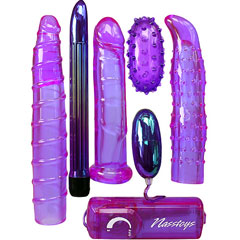 Purple Carnal Collection with Bullet Vibe and Jelly Sleeves